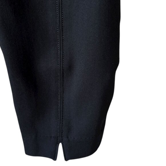 Spanx Size Med Legging Ponte Pant Black Back Hemline Vent Slim Shaping Ankle 23" - Picture 14 of 16